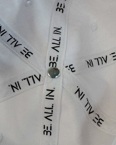 White Signature Dad Hat